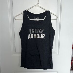 Under Armour Black Fitted Sleeveless Tank Top